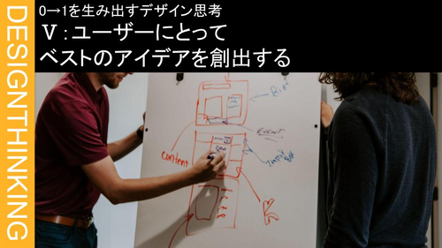 Ⅴ：ユーザーにとってベストのアイデアを創出する