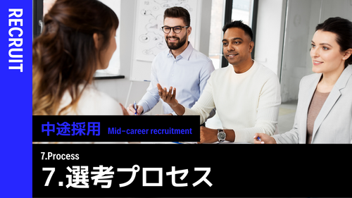 中途採用概論 ⑦選考プロセス